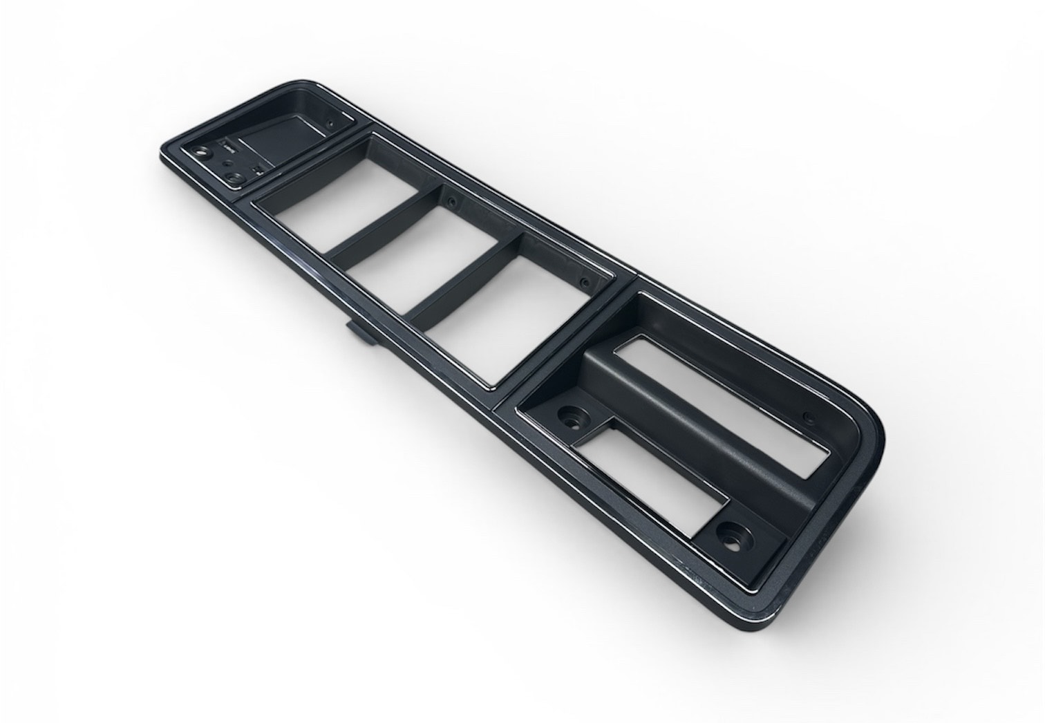 1973-1979 Ford Bronco and F Series Truck Instrument Cluster Cover, Black No Air